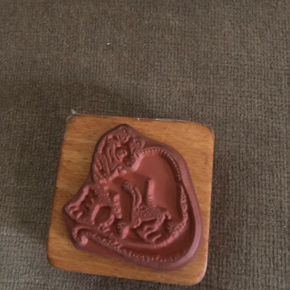 4-sale Vintage Dinosaur Rubber Stamp- 617 $6 - must be bundled - Picture 2 of 2